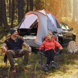 NNECW 3-Size Truck Bed Tent for 5-6.7 Bed for Camping Hiking Fishing-M