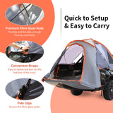 NNECW 3-Size Truck Bed Tent for 5-6.7 Bed for Camping Hiking Fishing-M