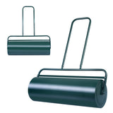 NNECW 63L Metal Lawn Roller with U-Shaped Handle for Ball Field & Park & Backyard