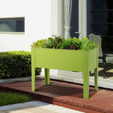 NNECW Metal Garden Bed with Ample Planting Space for Outdoors and Indoors