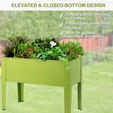 NNECW Metal Garden Bed with Ample Planting Space for Outdoors and Indoors