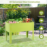 NNECW Metal Garden Bed with Ample Planting Space for Outdoors and Indoors