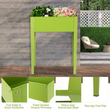 NNECW Metal Garden Bed with 2 Bottom Drainage Holes for Planter