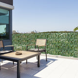 NNECW Artificial Hedges Panel with Ivy Leaves for Garden 150 X 240 cm