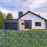 NNECW Artificial Hedges Panel with Ivy Leaves for Garden 150 X 300 cm