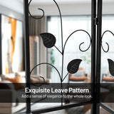 NNECW 3-Tier Metal Corner Plant Stand for Indoor & Outdoor Use