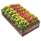 NNECW Raised Bed Open Elevated Planter Box Herbs Vegetable for Garden