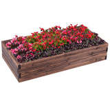 NNECW Raised Bed Open Elevated Planter Box Herbs Vegetable for Garden