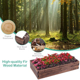 NNECW Raised Bed Open Elevated Planter Box Herbs Vegetable for Garden