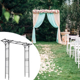 NNECW Garden Arch with Solid Steel Construction for Wedding
