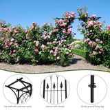 NNECW Garden Arch with Solid Steel Construction for Wedding