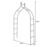NNECW Metal Garden Arbor with Sturdy Construction for Various Climbing Plants