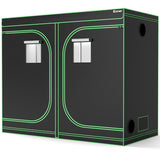 NNECW 242 cm x 122 cm x 201 cm Grow Tent Reflective Mylar Tent with Floor Tray Storage Bag