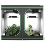 NNECW 242 cm x 122 cm x 201 cm Grow Tent Reflective Mylar Tent with Floor Tray Storage Bag