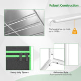 NNECW 242 cm x 122 cm x 201 cm Grow Tent Reflective Mylar Tent with Floor Tray Storage Bag