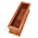 NNECW Window Mounted Flower or Vegetable Planter for Garden-S