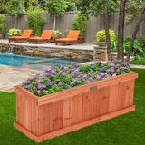 NNECW Window Mounted Flower or Vegetable Planter for Garden-S