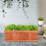 NNECW Window Mounted Flower or Vegetable Planter for Garden-S