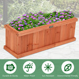 NNECW Window Mounted Flower or Vegetable Planter for Garden-S