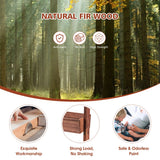 NNECW 3 Tier Wooden Flower Rack with Water-saving Design For Indoor Outdoor