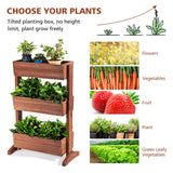 NNECW 3 Tier Wooden Flower Rack with Water-saving Design For Indoor Outdoor