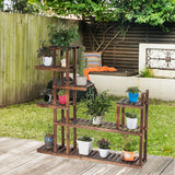 NNECW Multifunctional 7-Level Plant Stand for Balcony Garden Living Room