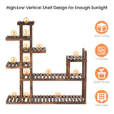 NNECW Multifunctional 7-Level Plant Stand for Balcony Garden Living Room
