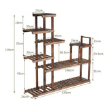 NNECW Multifunctional 7-Level Plant Stand for Balcony Garden Living Room
