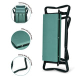 NNECW 2 in 1 Garden Kneeler Bench with EVA Foam Pad for Gardening