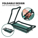 NNECW 2 in 1 Garden Kneeler Bench with EVA Foam Pad for Gardening