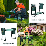 NNECW 2 in 1 Garden Kneeler Bench with EVA Foam Pad for Gardening