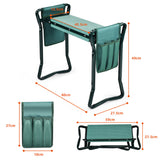NNECW 2 in 1 Garden Kneeler Bench with EVA Foam Pad for Gardening