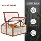 NNECW Portable Green House with Fir Wood for Flowers