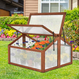 NNECW Portable Green House with Fir Wood for Flowers