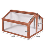 NNECW Portable Green House with Fir Wood for Flowers