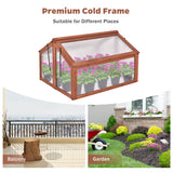 NNECW Portable Green House with Fir Wood for Flowers