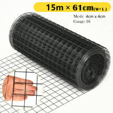 NNECW Patio Safety Mesh Fence with Sturdy Frame for Garden