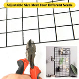 NNECW Patio Safety Mesh Fence with Sturdy Frame for Garden