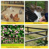 NNECW Patio Safety Mesh Fence with Sturdy Frame for Garden