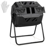 NNECW 160 L Garden Rotating Compost Bin with Dual Chamber