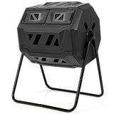 NNECW 160 L Garden Rotating Compost Bin with Dual Chamber