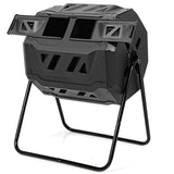 NNECW 160 L Garden Rotating Compost Bin with Dual Chamber