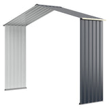 NNECW Outdoor Storage Shed with 4 Vents and Double Sliding Door-277cm Storage Shed Extension