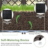 NNECW Raised Garden Bed with Self-Watering Device for Garden