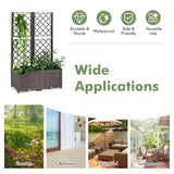 NNECW Raised Garden Bed with Self-Watering Device for Garden