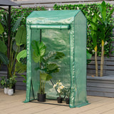 NNECW Walk-in Garden Greenhouse with Roll-up Door for Vegetables & Flowers
