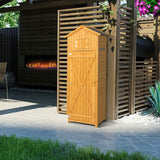 NNECW Outdoor Storage Cabinet with Lockable Doors for Garden