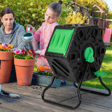 NNECW 65 L Single Chamber Compost Tumbler with Sliding Door