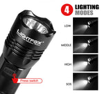 NNEDSZ Rechargeable Super Bright L2 LED 18650Battery Flashlight Torch Headlamp