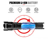 NNEDSZ Rechargeable Super Bright L2 LED 18650Battery Flashlight Torch Headlamp